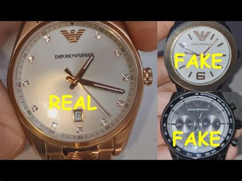 how to tell if an armani watch is fake|armani watch serial number check.